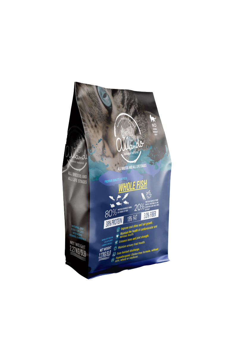 【Allando】Natural Grain-Free Cat Food/Whole Fish Feast 