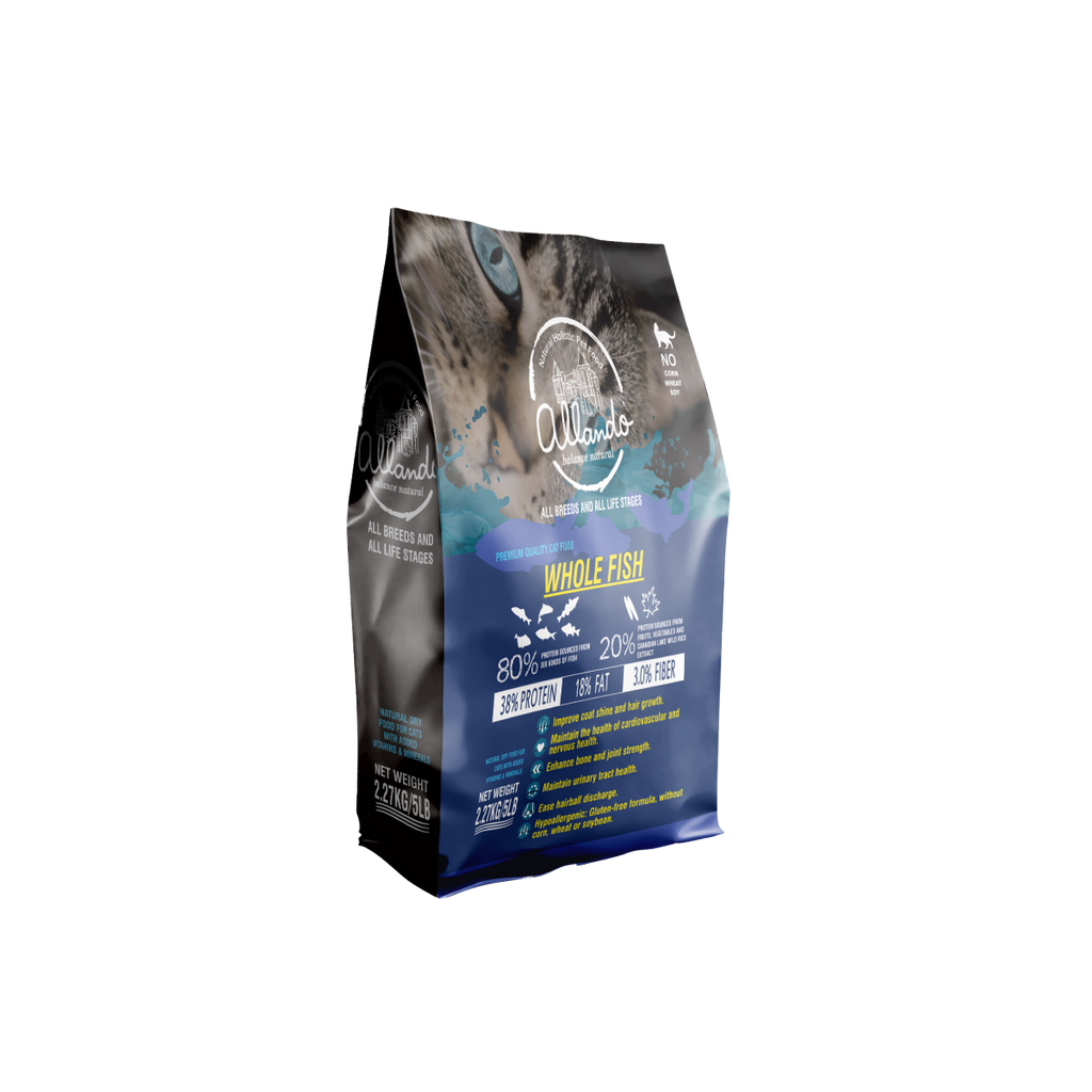 【Allando】Natural Grain-Free Cat Food/Chicken+Turkey+Duck 