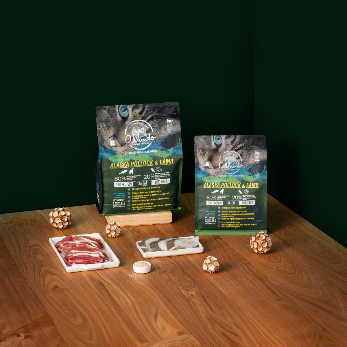 【Allando奧藍多】阿拉斯加鱈魚+羊肉